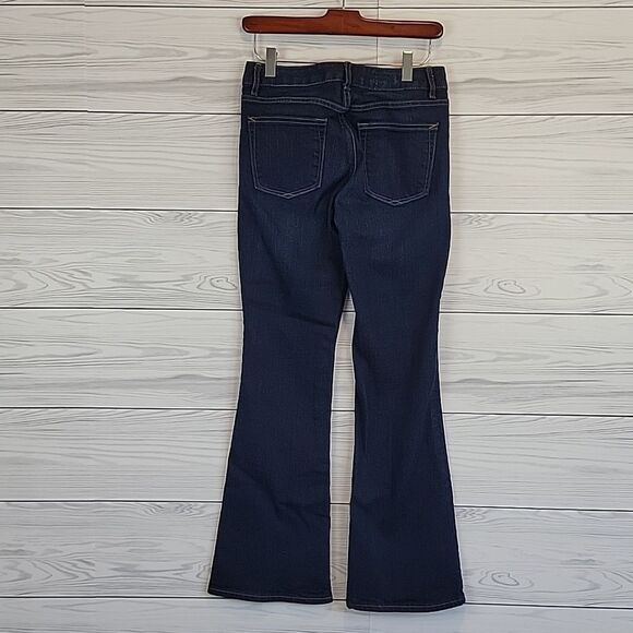 Gap 1969 Dark Blue Denim Jeans Flare Leg Womwns Size Waist 25 - Picture 7 of 13